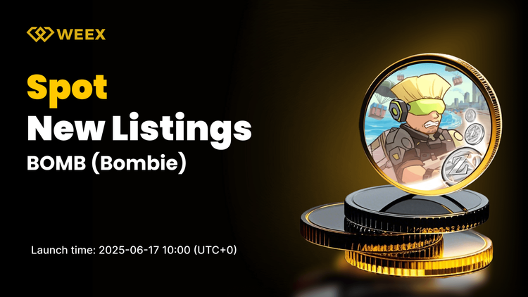 Bombie (BOMB) to Launch on WEEX Spot — BOMB USDT Trading Begins June 17