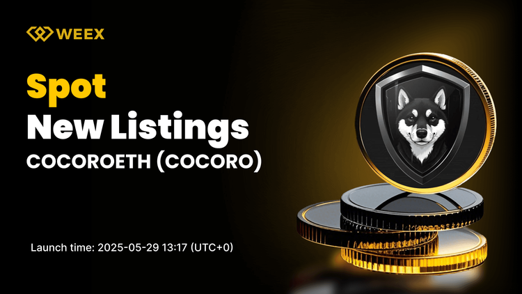 COCOROETH (COCORO) Launches on WEEX Spot — COCORO USDT Trading Pair Goes Live May 29